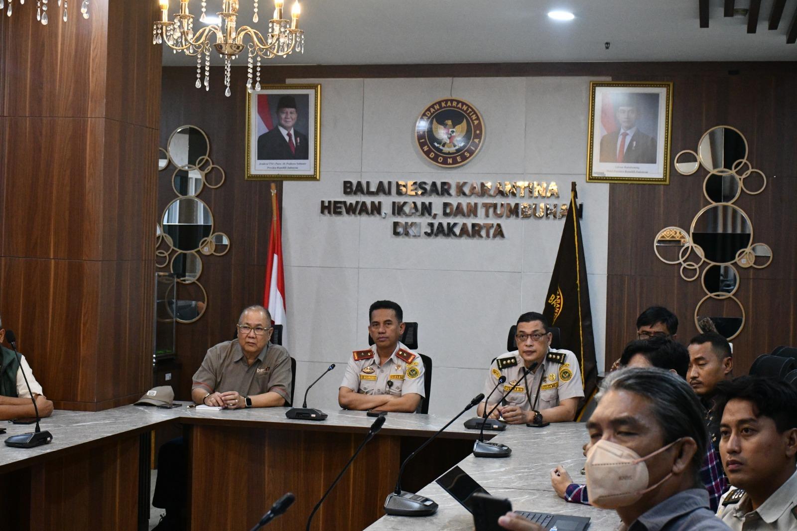 Perkuat Pengawasan, Karantina Jakarta Gelar Monev Pihak Lain Pelaksana Tindakan Karantina