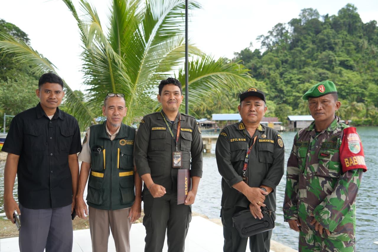Karantina Papua Laksanakan Pengawasan di Pelabuhan Demta dan Depapre