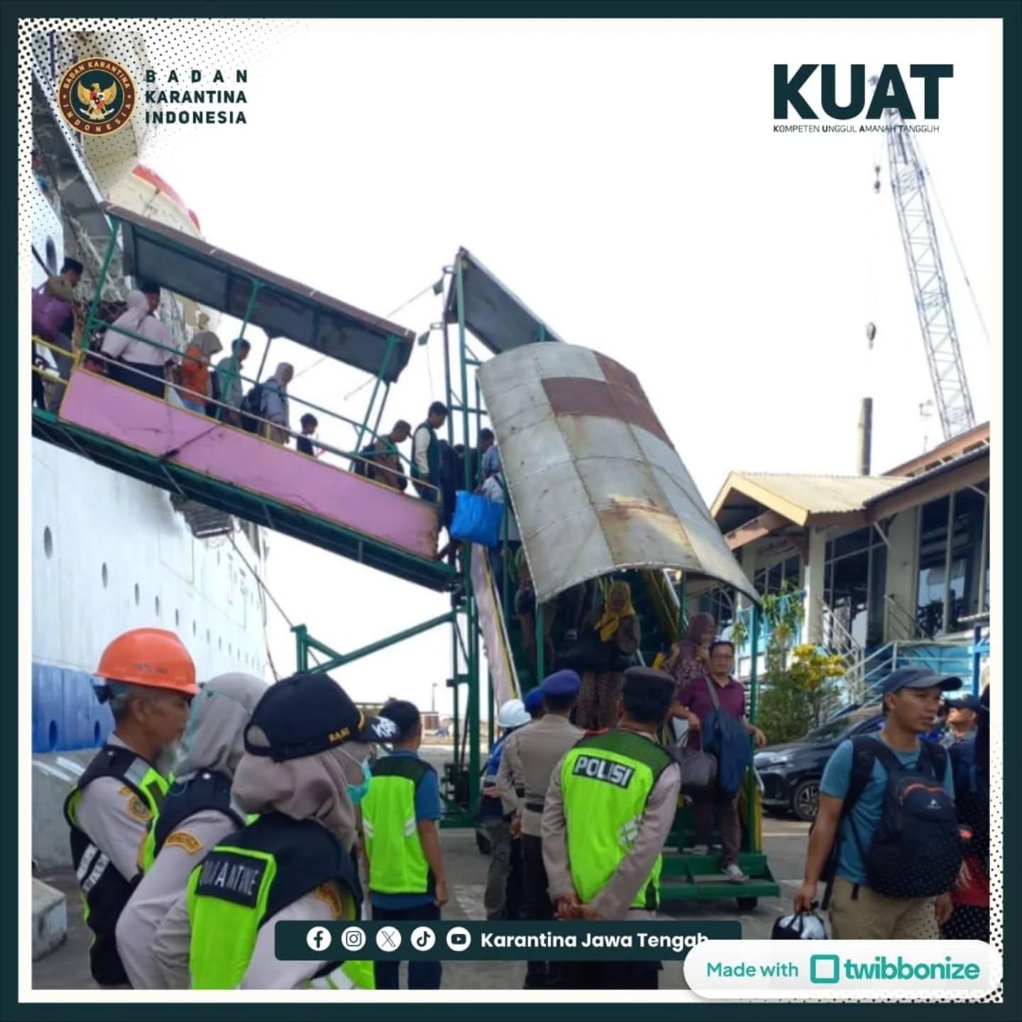 Awasi Lonjakan Arus Balik Lebaran di Pelabuhan Tanjung Emas