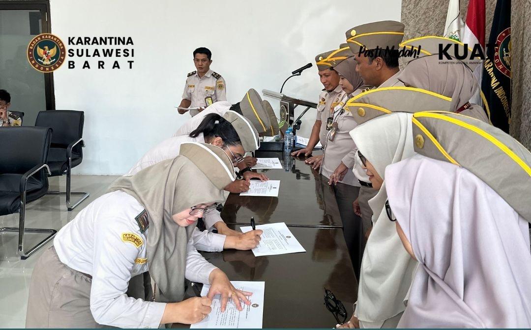 Menyongsong Peningkatan Kinerja 2026, Karantina Sulbar Laksanakan Sejumlah Agenda Penting