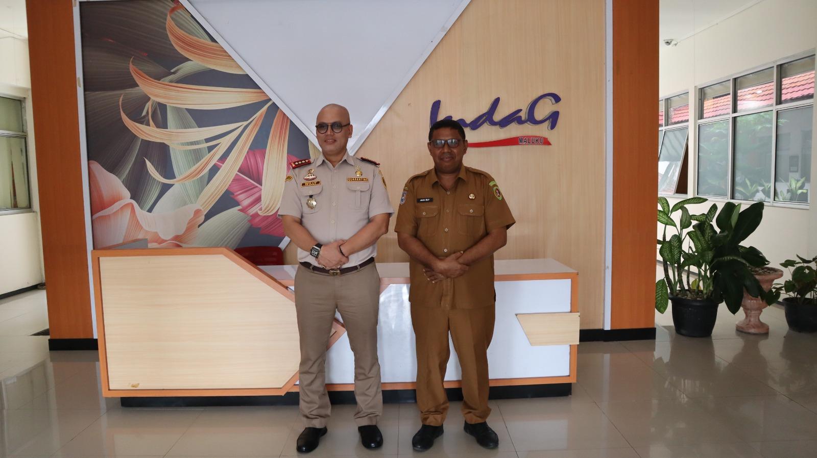 Perkuat Sinergi Lintas Sektor, Kepala BKHIT Maluku Perkenalkan SIPAKAR dalam Kunjungan ke Disperindag dan KPBC Ambon