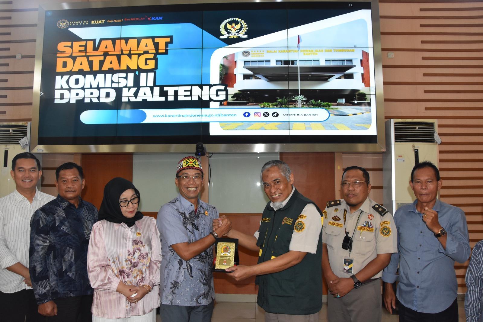 Sinergi Penguatan Biosecurity, Karantina Banten Terima Kunjungan DPRD Kalteng