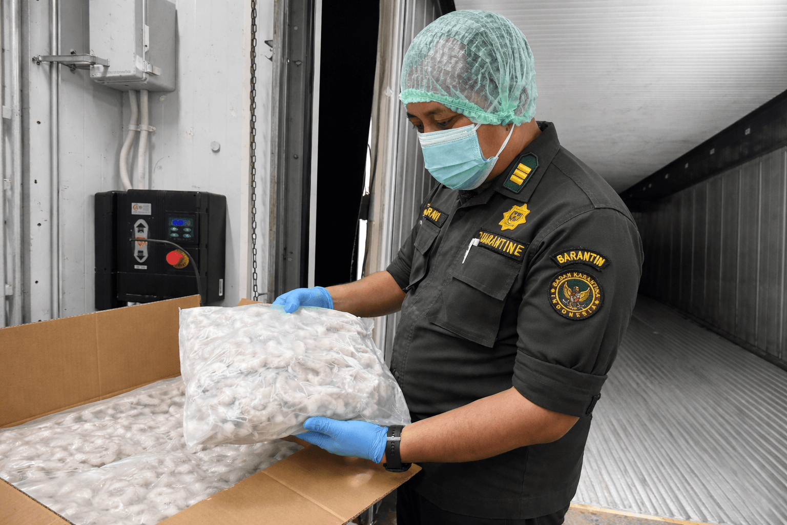 Kawal Ekspor Udang dan Turunannya Tujuan USA, Karantina Jakarta Jamin Ketertelusuran & Produk Aman