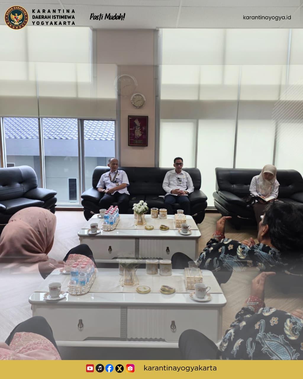 Karantina Yogyakarta Perkuat Sinergi dengan BPKP DIY, Akselerasi Pembangunan Gedung Laboratorium Modern