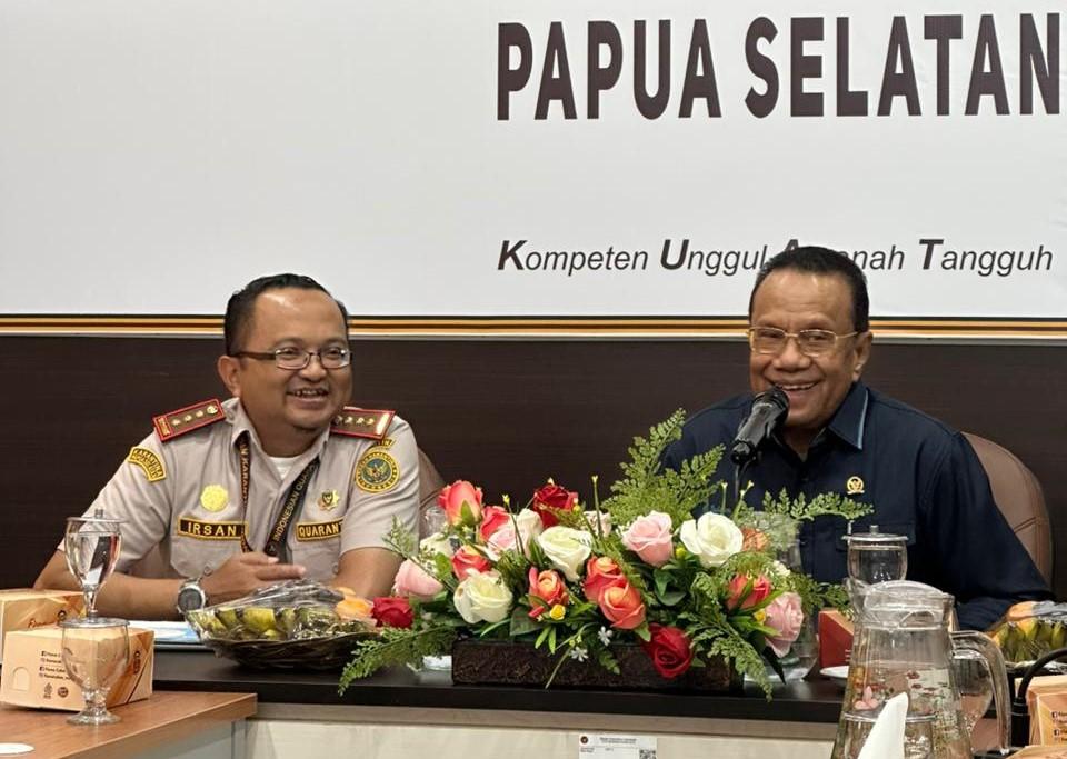 Kunjungi Karantina Papua Selatan, Sulaiman: DPR RI Dukung Peningkatan Kapasitas Laboratorium di Perbatasan