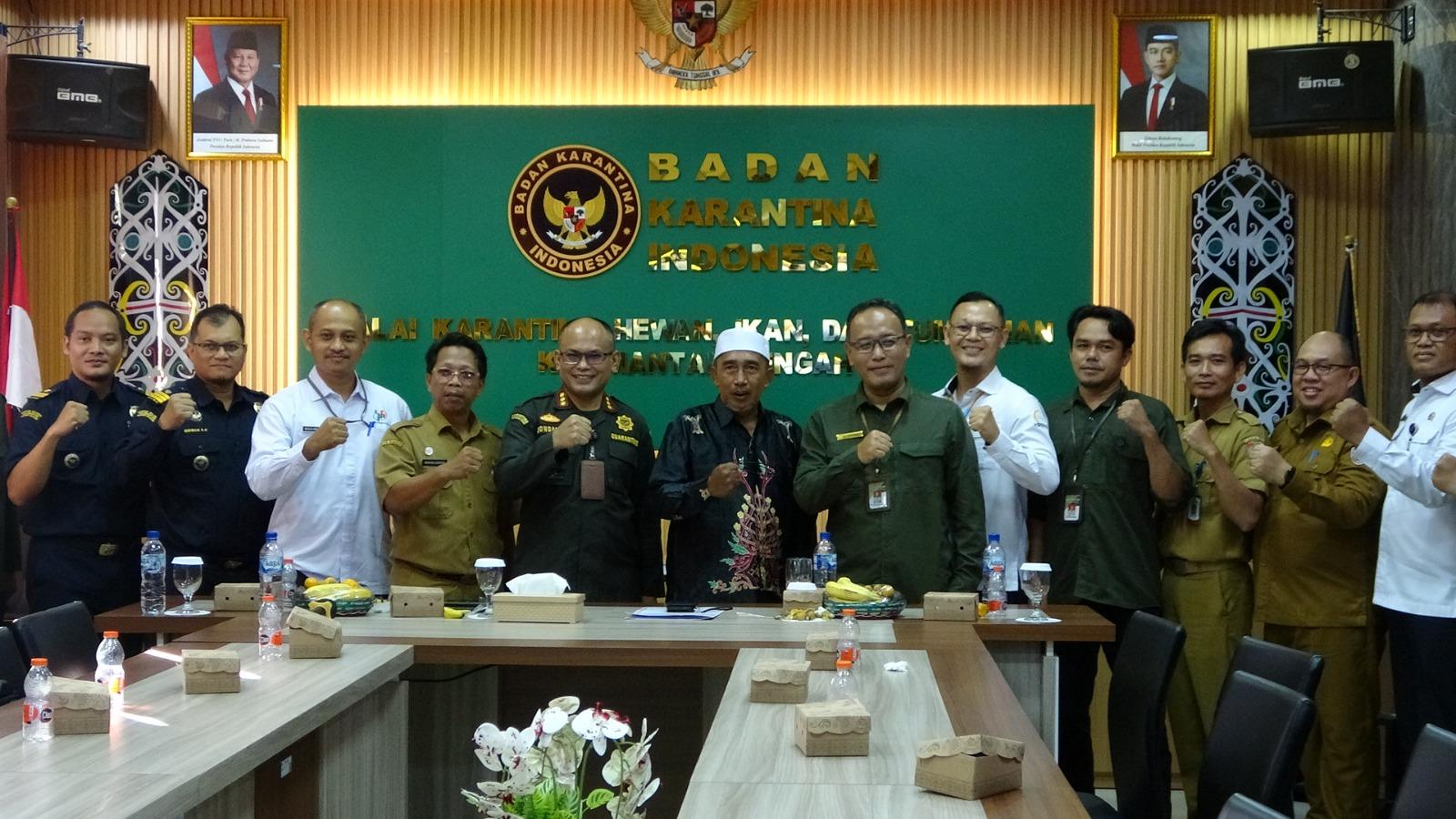 Karantina Kalteng Terima Kunjungan Komite II DPD RI, Bahas Kesehatan Lalu Lintas Hewan