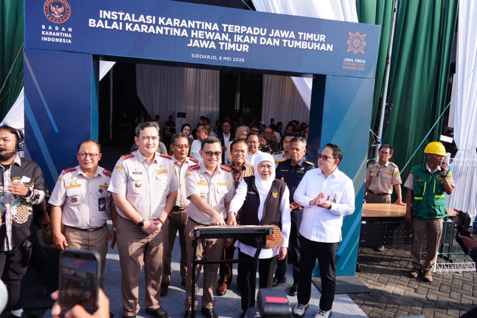 Barantin Dan Pemprov Jatim Kolaborasi Resmikan Layanan Karantina Terintegrasi Pertama Di Indonesia