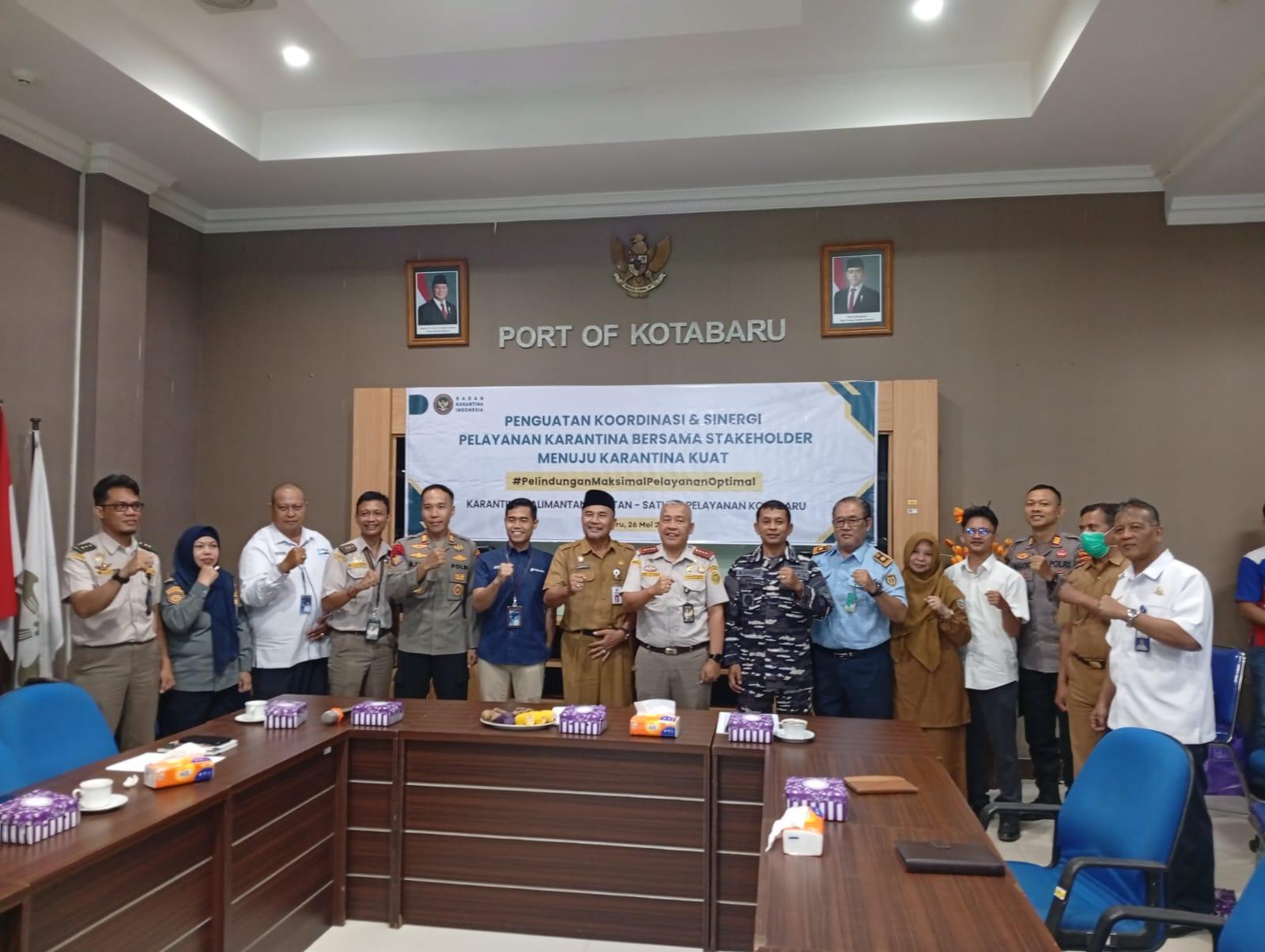 Karantina Perkuat Sinergi Lintas Sektor di Batulicin dan Kotabaru