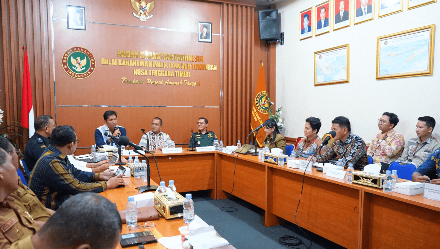 Rakor Ekonomi Bersama Gubernur, Karantina NTT Dorong Pertumbuhan Ekonomi Daerah