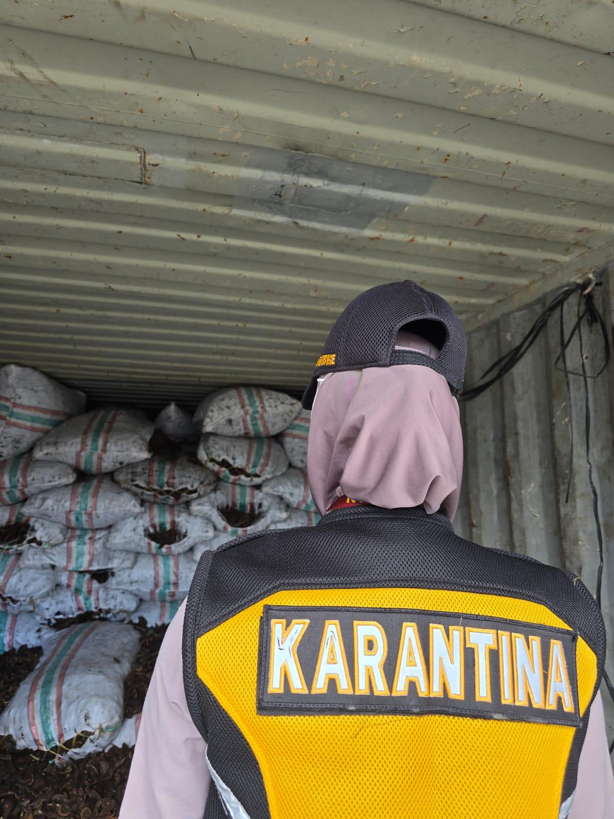 Perlindungan Maksimal dan Pelayanan Optimal, Karantina Maluku Fasilitasi Pengiriman 12 Ton Kopra Antar-Pulau