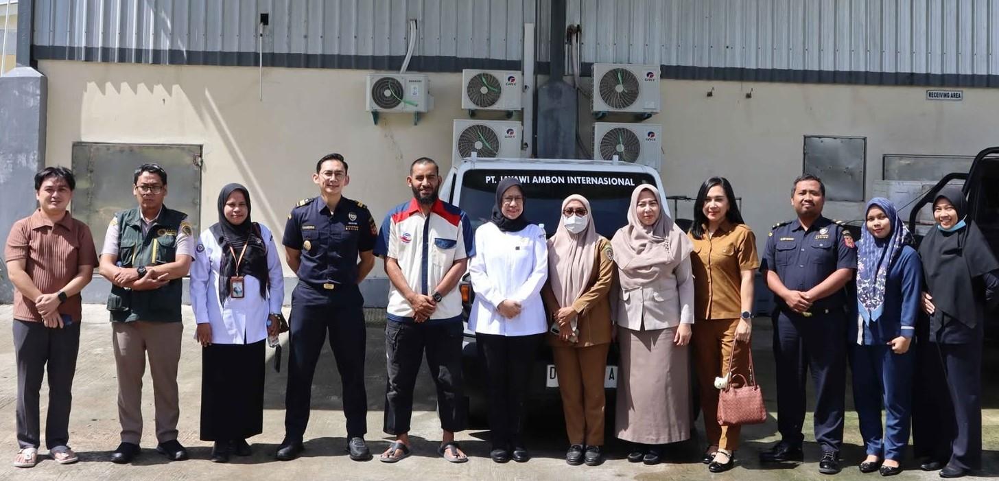 Sinergi Perkuat Ekspor Maluku, Karantina Maluku Kawal Ekspor Perdana Frozen Tuna ke Thailand