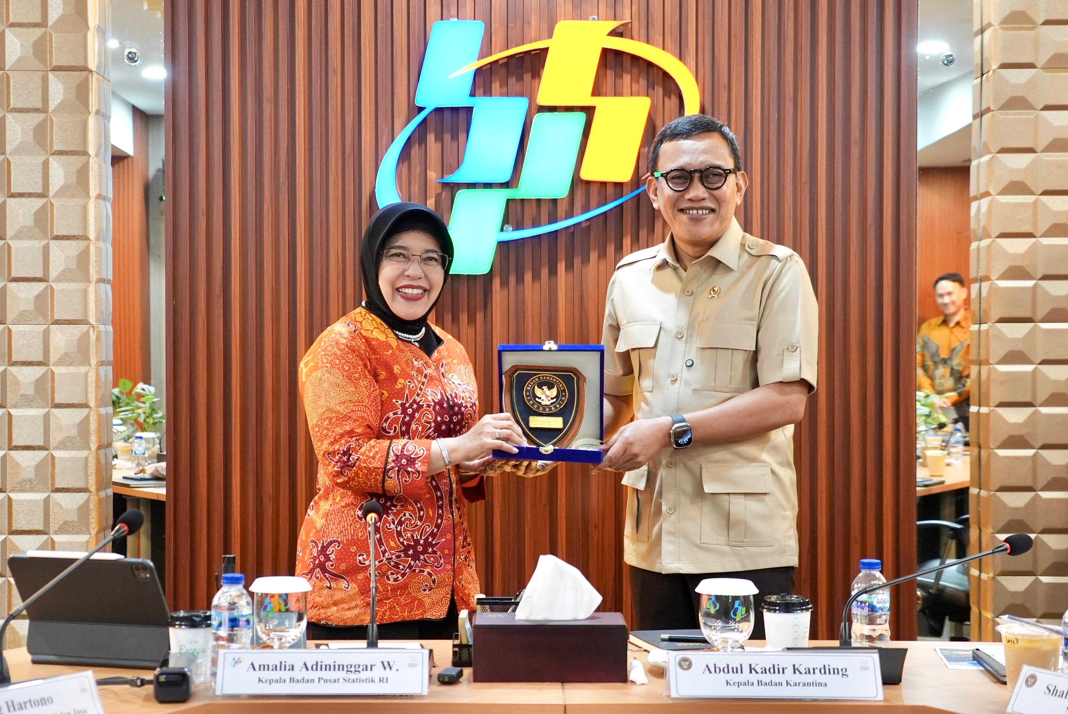 Integrasi Data Jadi Kunci, Barantin dan BPS Satukan Langkah Perkuat Ekonomi Nasional