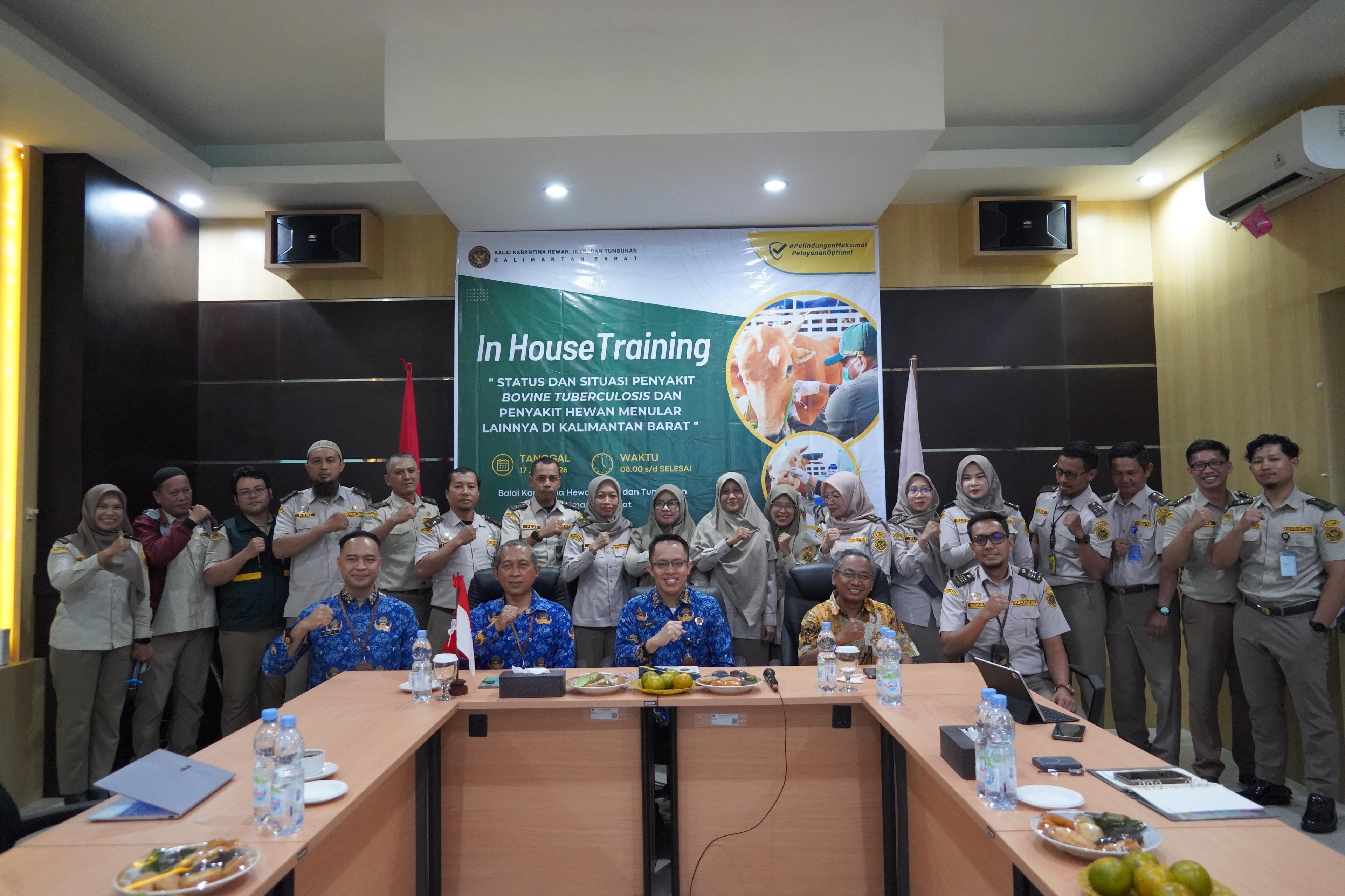 Gandeng BRIN dan Disbunnak, Karantina Kalbar Gelar IHT Deteksi Bovine TB