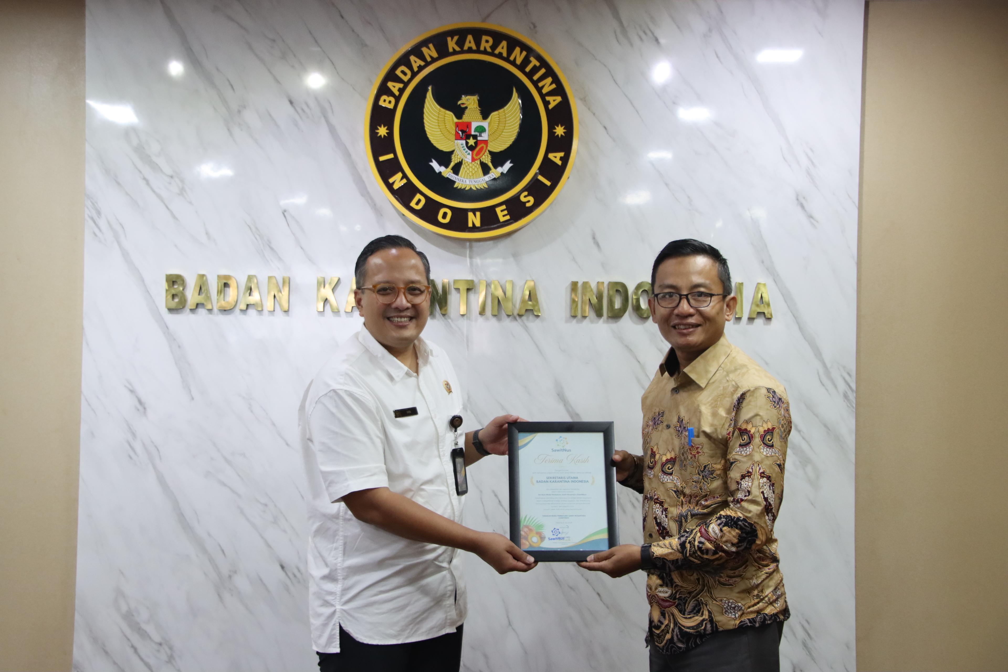 Barantin Perkuat Layanan Karantina Guna Dukung Keberlanjutan Industri Sawit Nasional