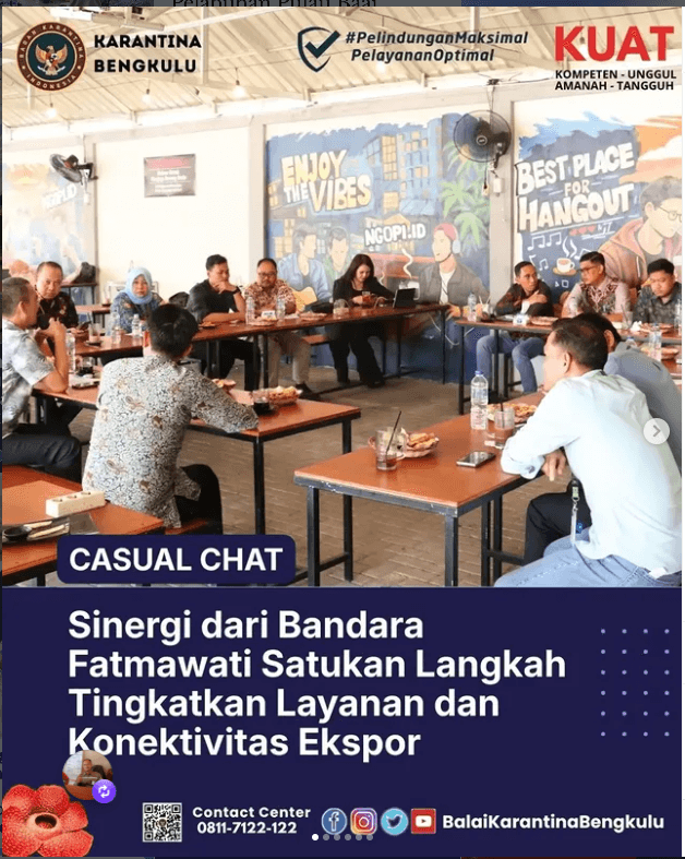 Sinergi dari Bandara Fatmawati Satukan Langkah Tingkatkan Layanan dan Konektivitas Ekspor