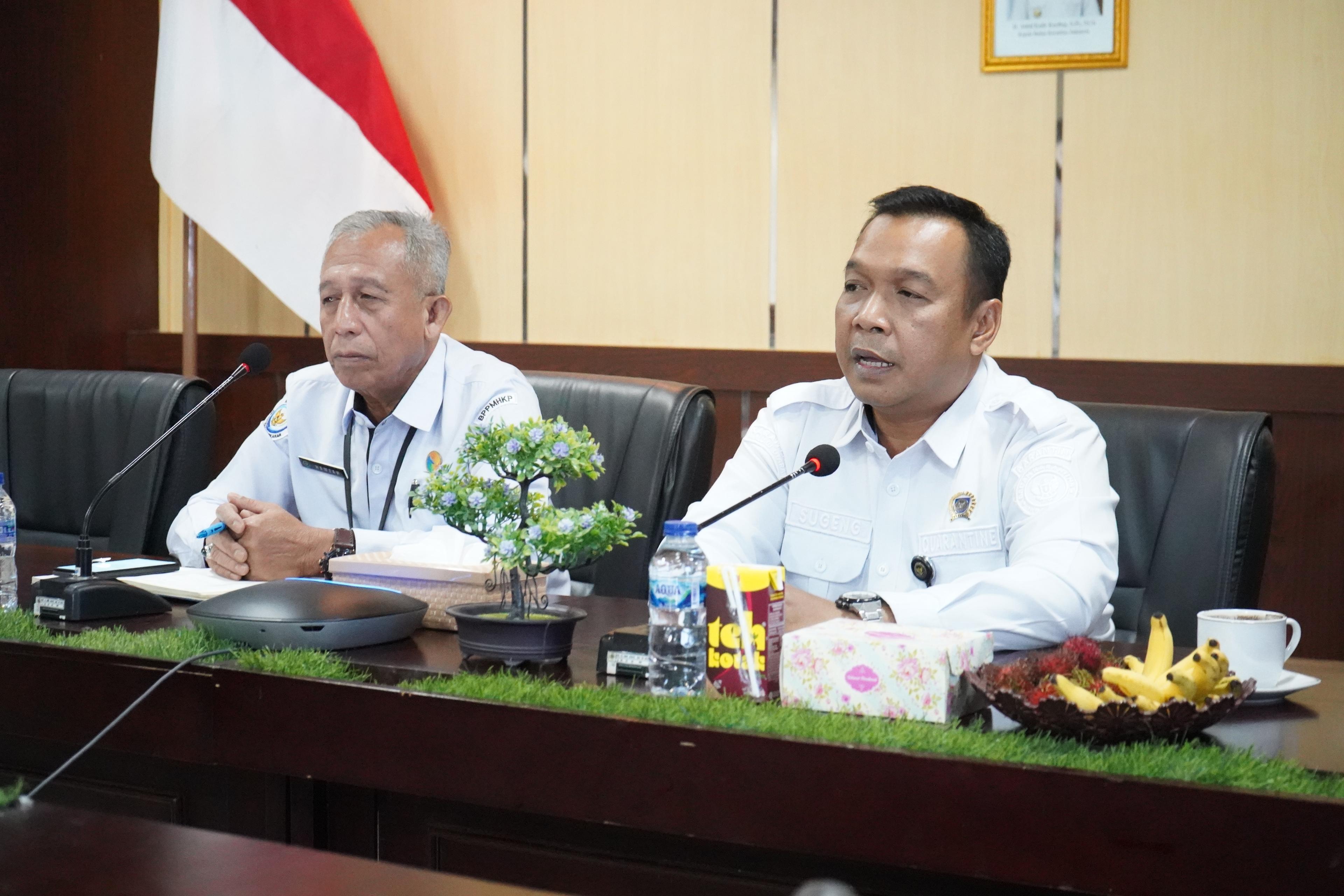 Karantina Maluku Utara Perkuat Sinergi Pelayanan Sertifikasi Ekspor Komoditas Perikanan