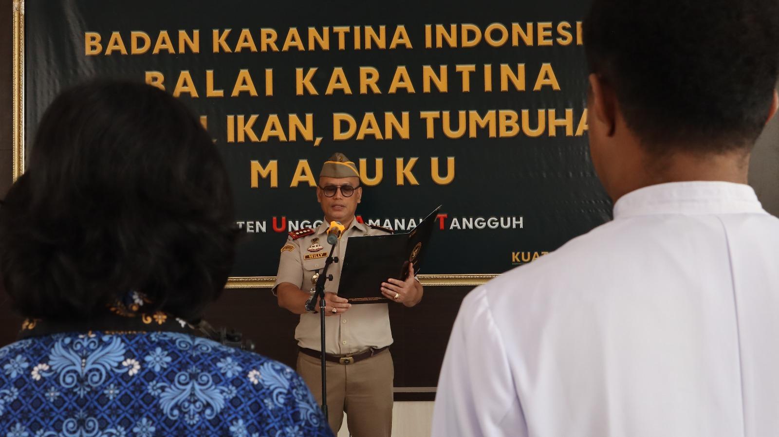 Langkah Baru Mengawal Kualitas Pertanian Maluku, Chrisnasari Yanti Keliat Resmi Dilantik