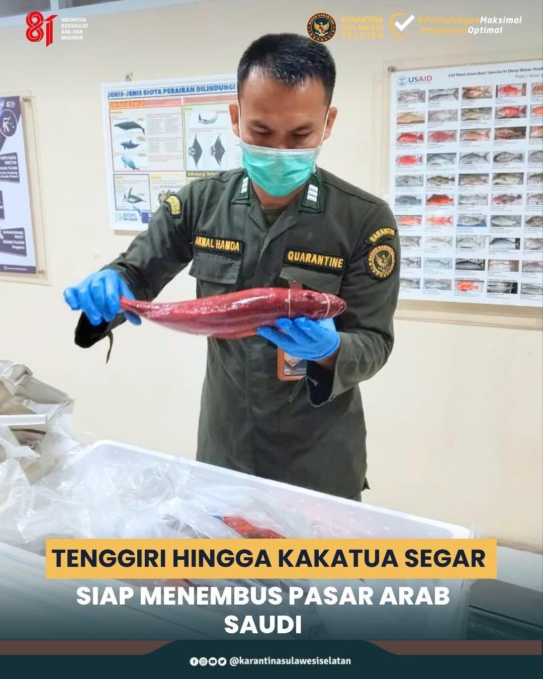 Tenggiri hingga Kakatua Segar Siap Menembus Pasar Arab Saudi
