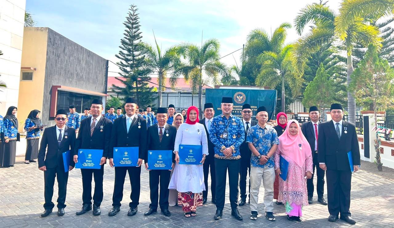 Satya Lencana, Penghargaan Pengabdian di Karantina Gorontalo