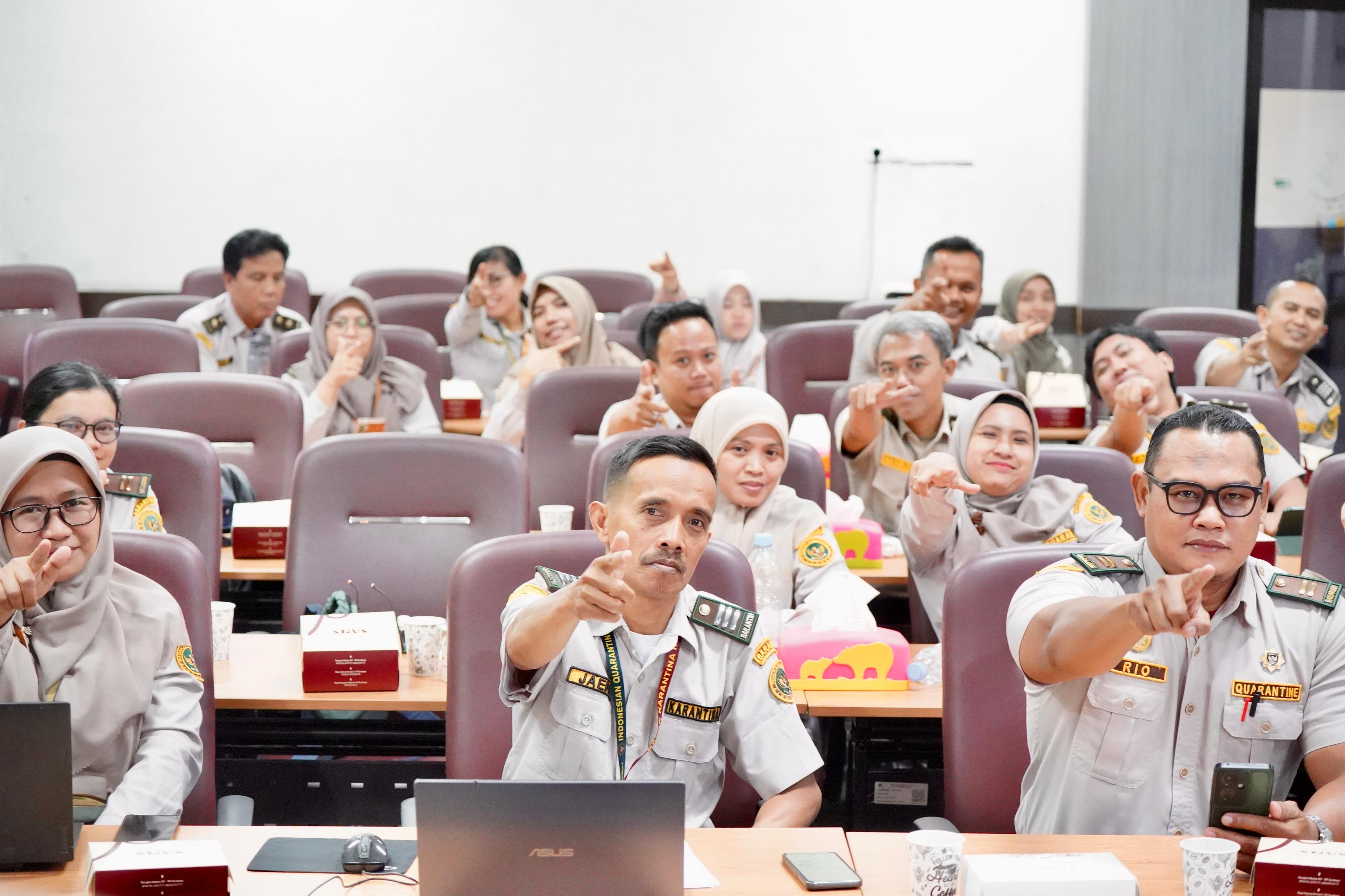 Menilai dengan Tepat, Berkomunikasi dengan Bijak: Karantina Jatim Perkuat Kompetensi Insan Karantina