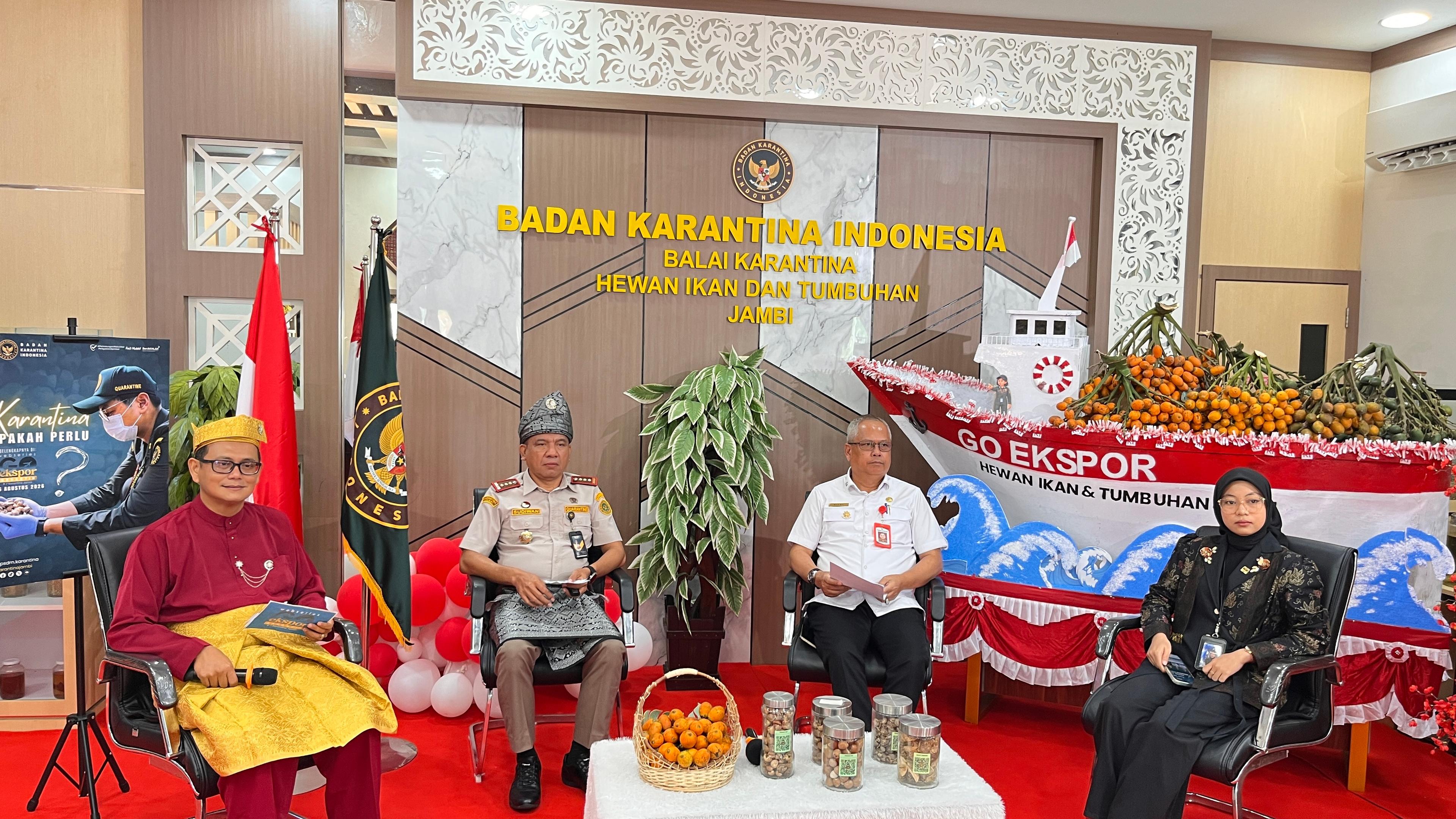 Ekspor Pinang Jambi Tembus Rp1,3 Triliun, Barantin Bantu UMKM Masuk Pasar Global