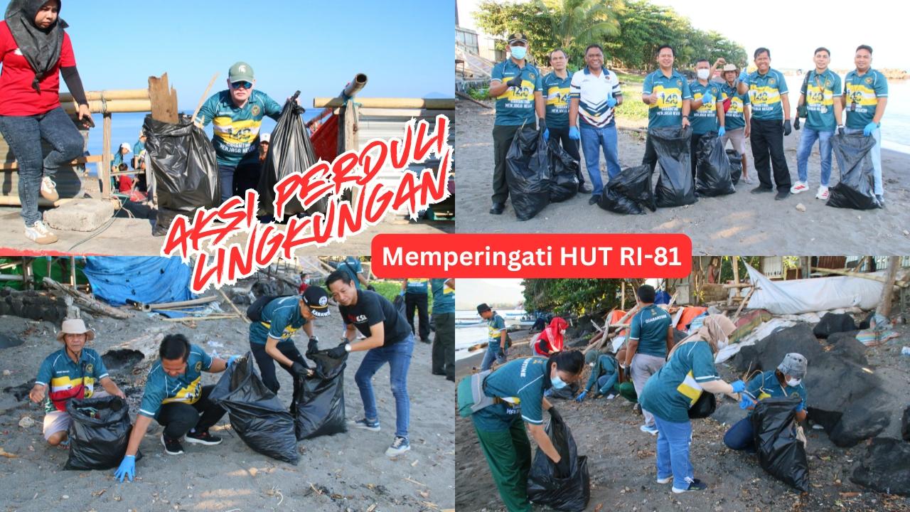 Aksi Perduli Lingkungan dalam rangka memperingati HUT RI ke-81