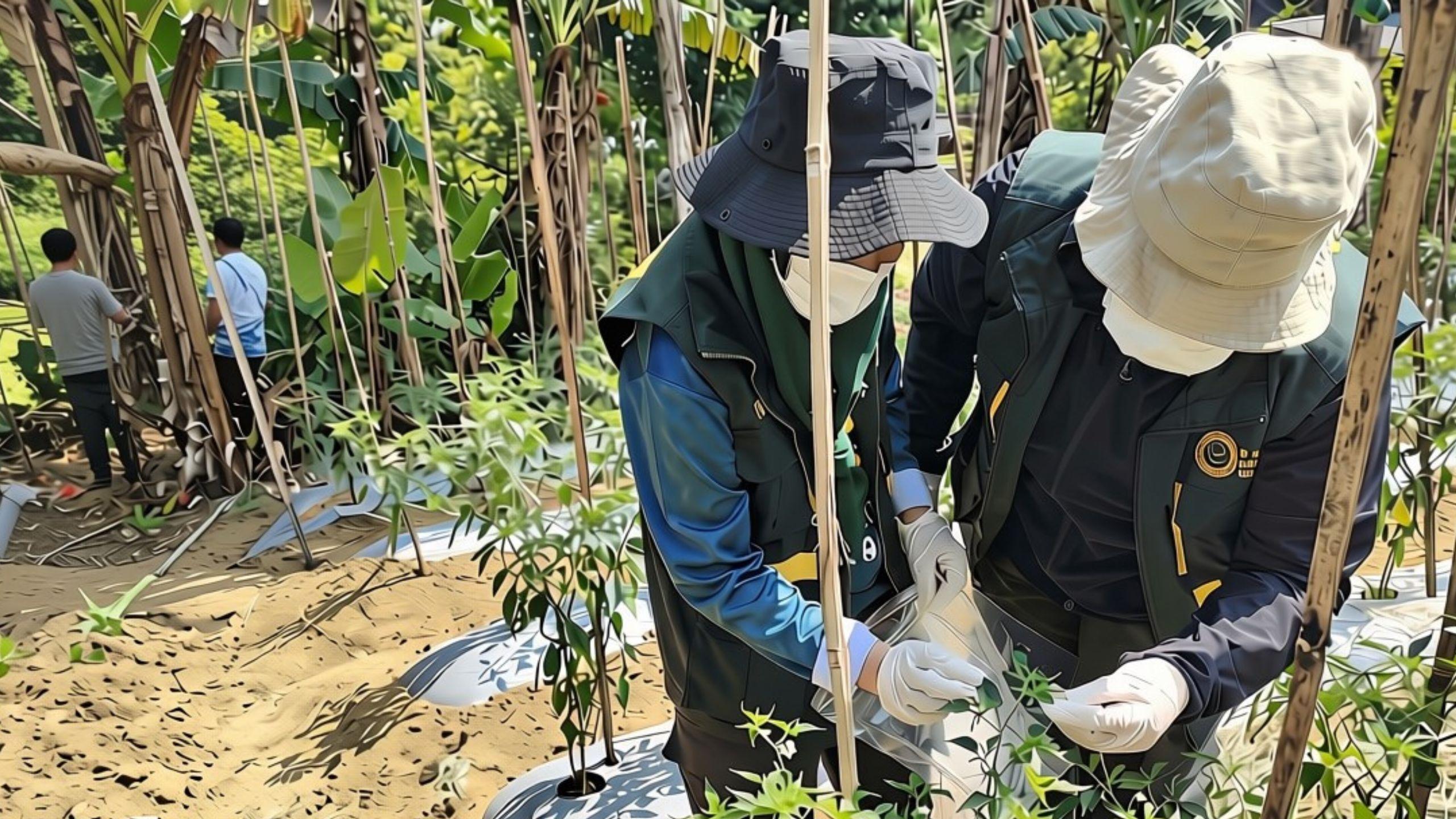 Dari Lahan ke Laboratorium karantina deteksi Ancaman OPTK Melalui giat Pemantauaan OPTK