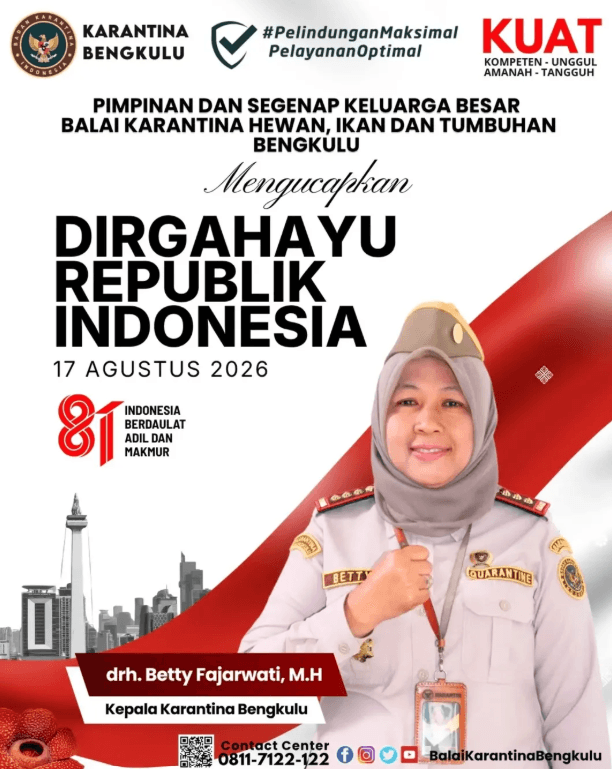 UCAPAN SELAMAT HARI KEMERDEKAAN REPUBLIK INDONESIA KE-81