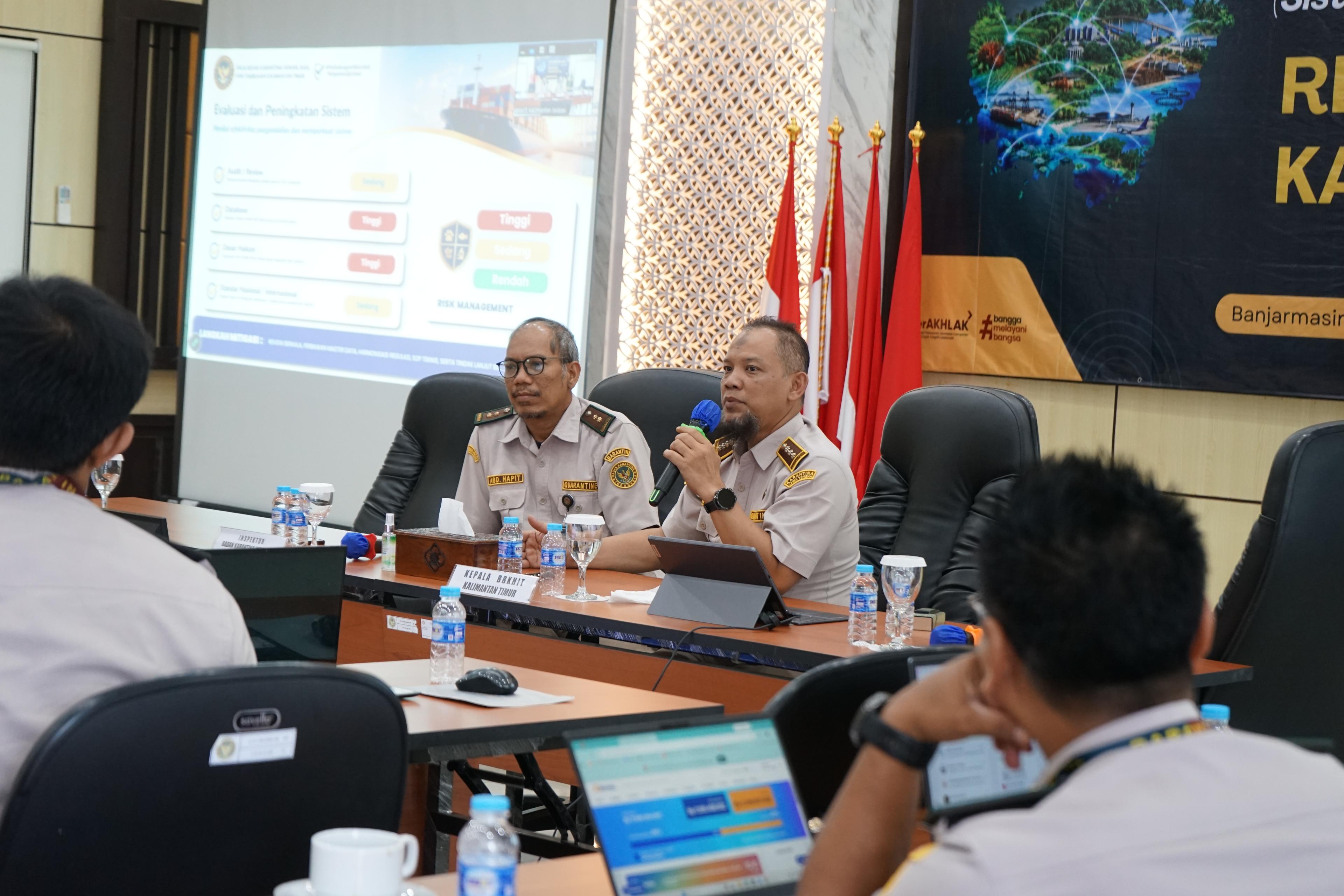 Karantina Kaltim Ikuti Workshop SPIP di Banjarmasin, Bahas Penguatan Pengendalian Internal