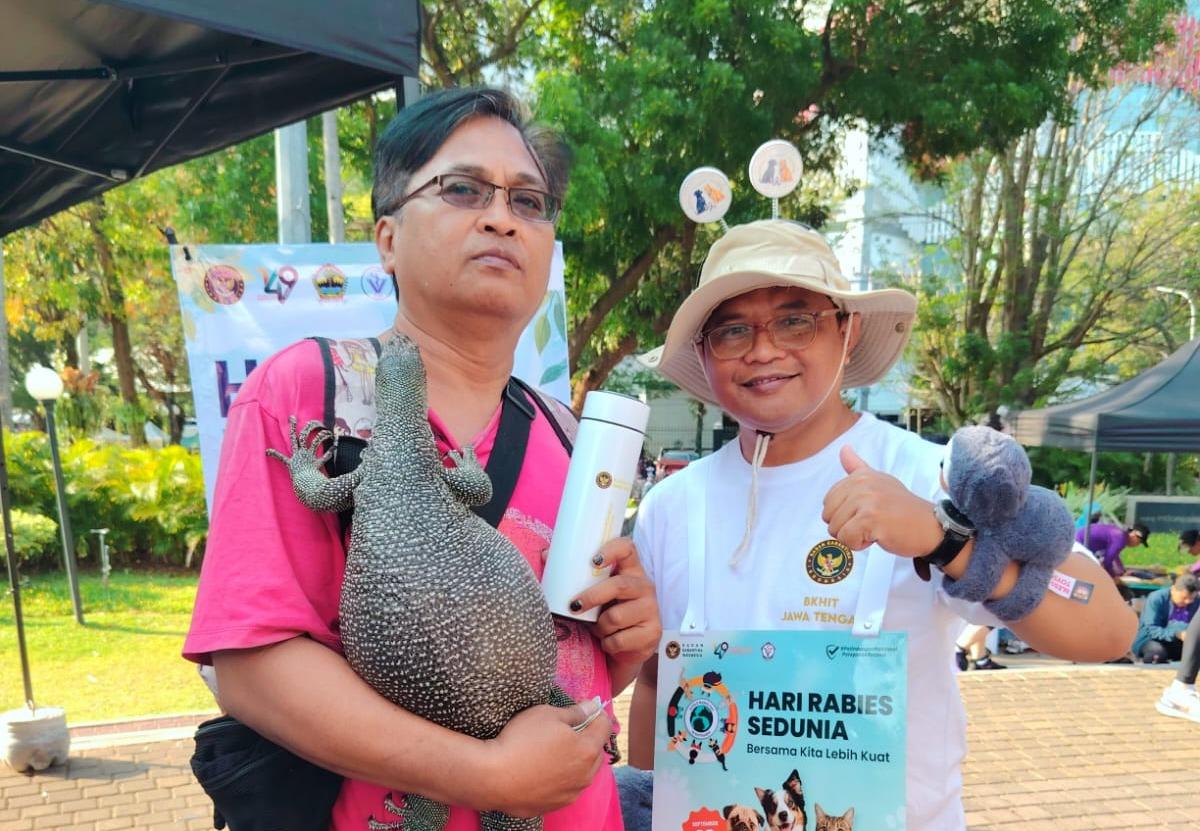 Jaga Jateng Tetap Bebas Rabies, Hari Karantina ke-149 Diisi Vaksinasi Gratis di Semarang-Cilacap