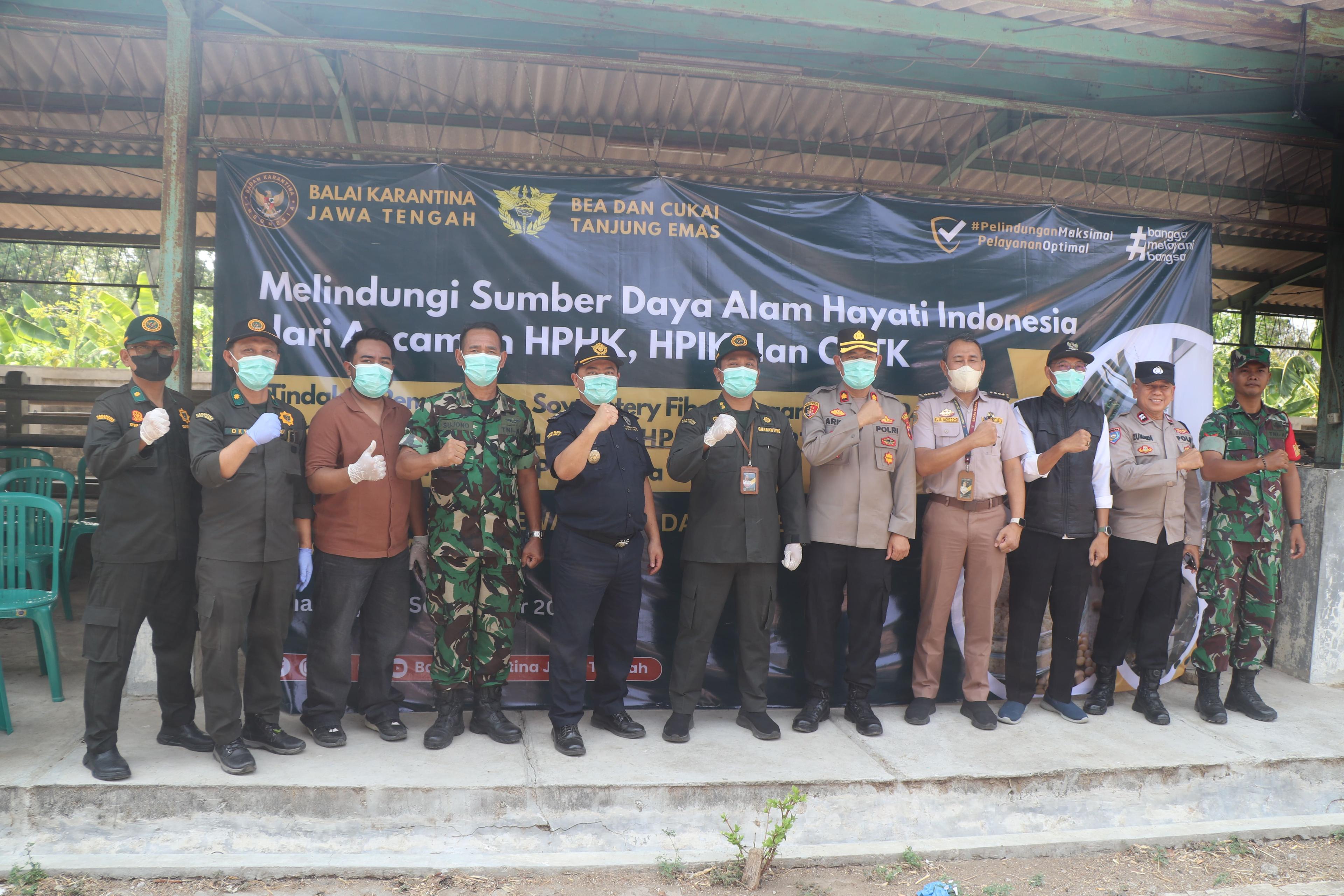 Cegah Hama dan Penyakit, Karantina Jawa Tengah Kembali Gelar Pemusnahan Media Pembawa