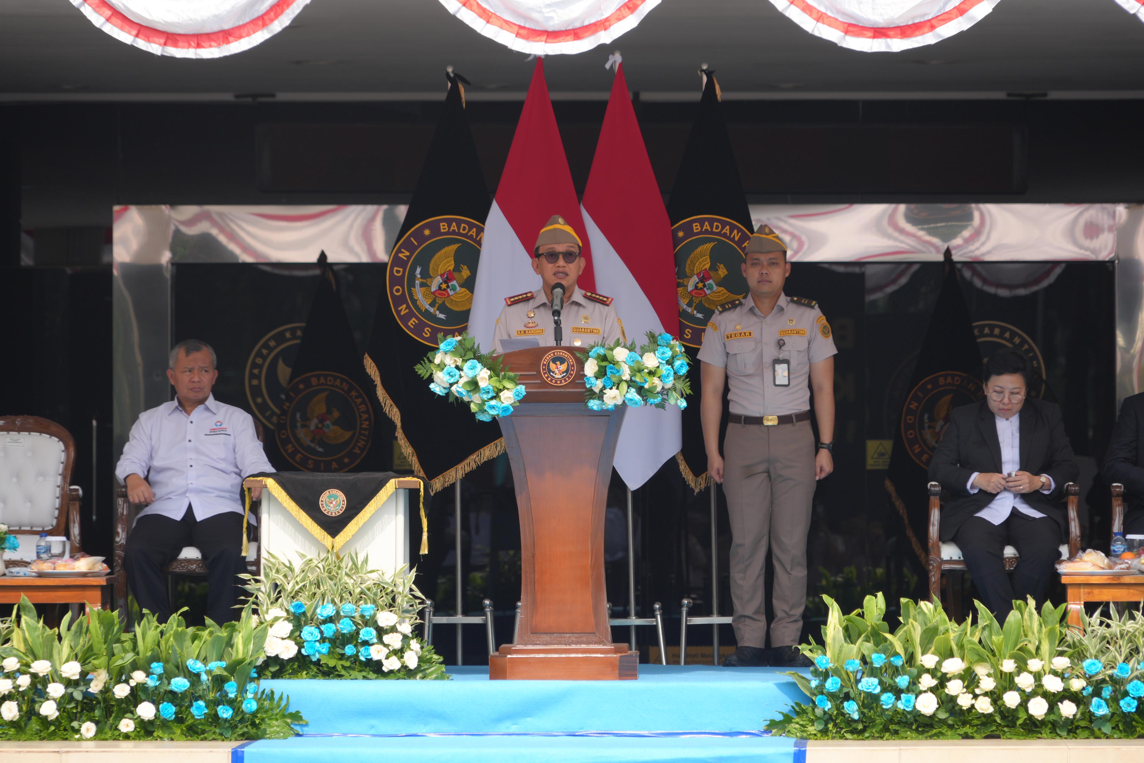 149 Tahun Karantina Indonesia, Kepala Barantin Tegaskan Tak Ada Kompromi terhadap Keamanan Hayati Bangsa