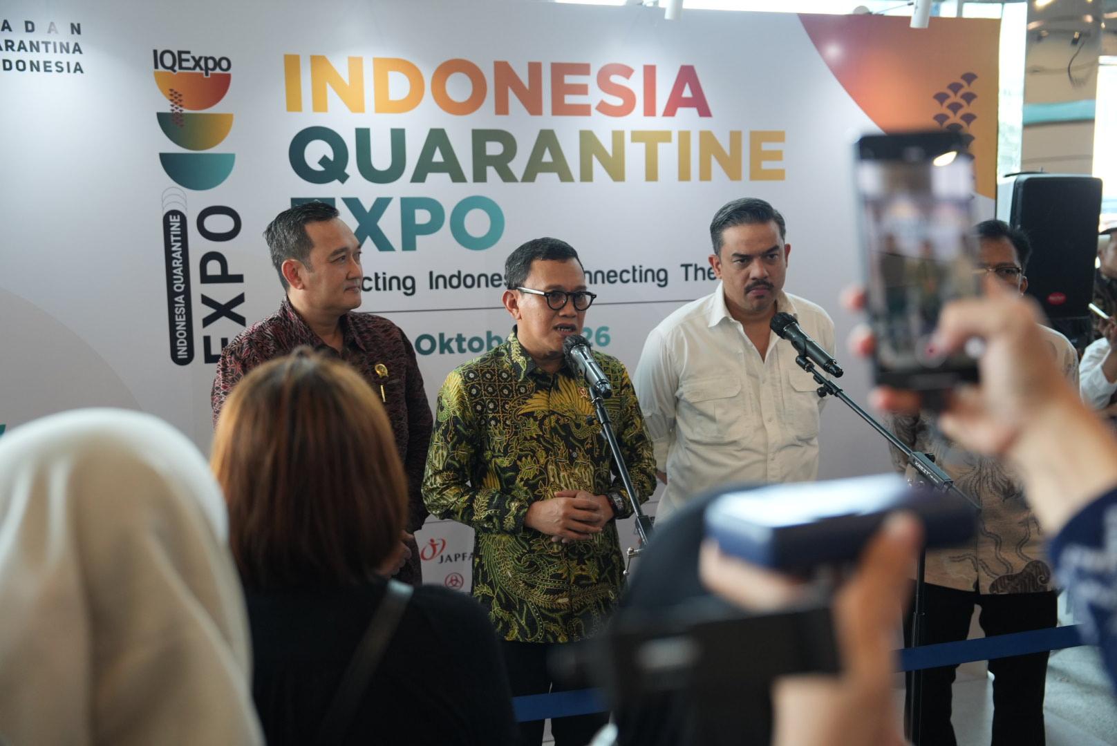 IQExpo 2026 Perdana, Karding: Barantin Bentangkan “Karpet Merah” bagi UMKM Tembus Pasar Global