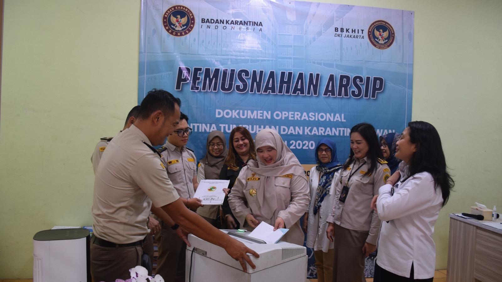 Karantina DKI Wujudkan Pengelolaan Arsip Tertib