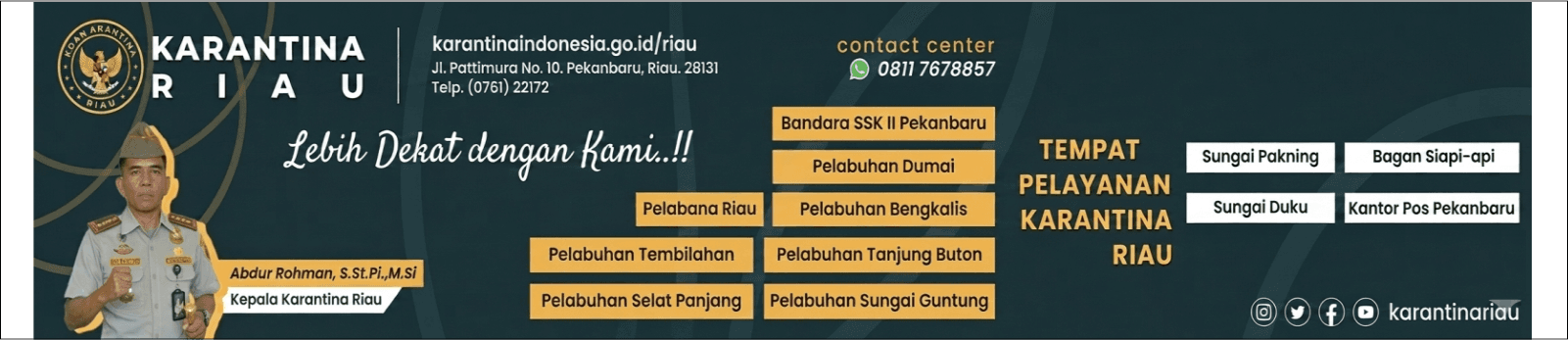 Komitmen Melayani BKHIT Riau