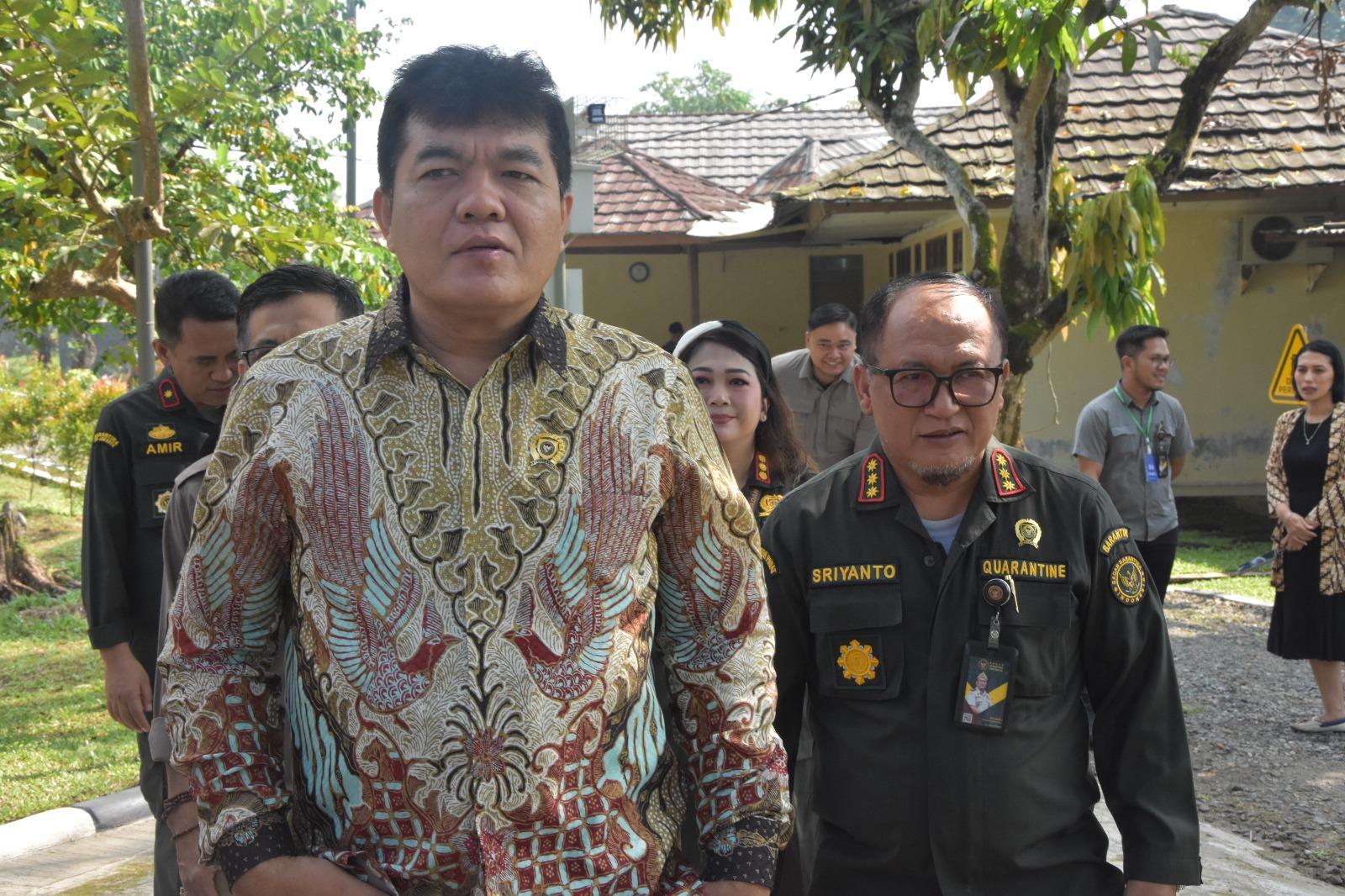 Perkuat Biosafety dan Biosecurity Nasional, Kepala Barantin Tinjau Fasilitas Karantina Hewan