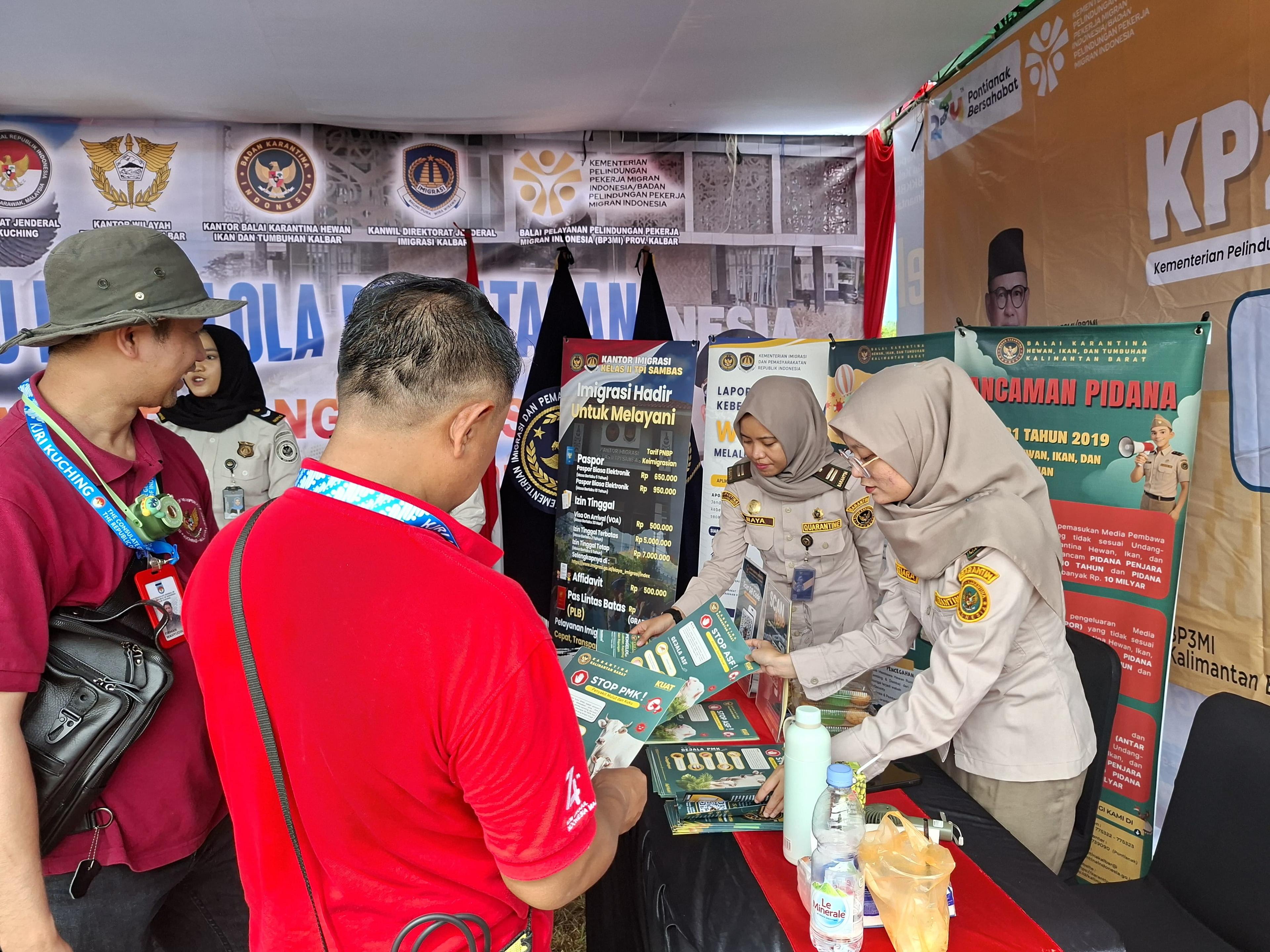 Sambut Pembukaan PLB Temajuk, Karantina Kalbar Gencarkan Edukasi Persyaratan Karantina