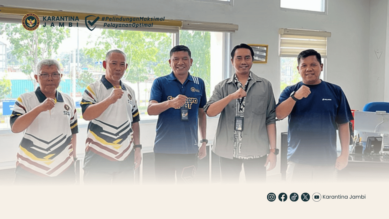 Karantina Jambi dan Pelindo Perkuat Koordinasi Perkarantinaan dan Ekspor.