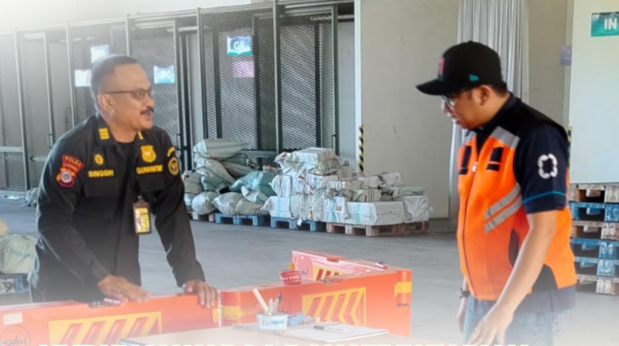 Pengawasan Kargo Bandara YIA, Karantina Yogyakarta Jamin Keamanan Bersama