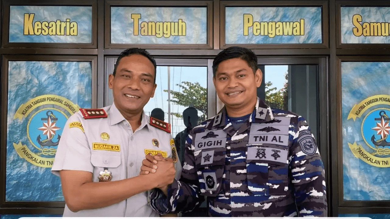 Sinergi Bersama Pangkalan TNI Angkatan Laut (Lanal) Mamuju
