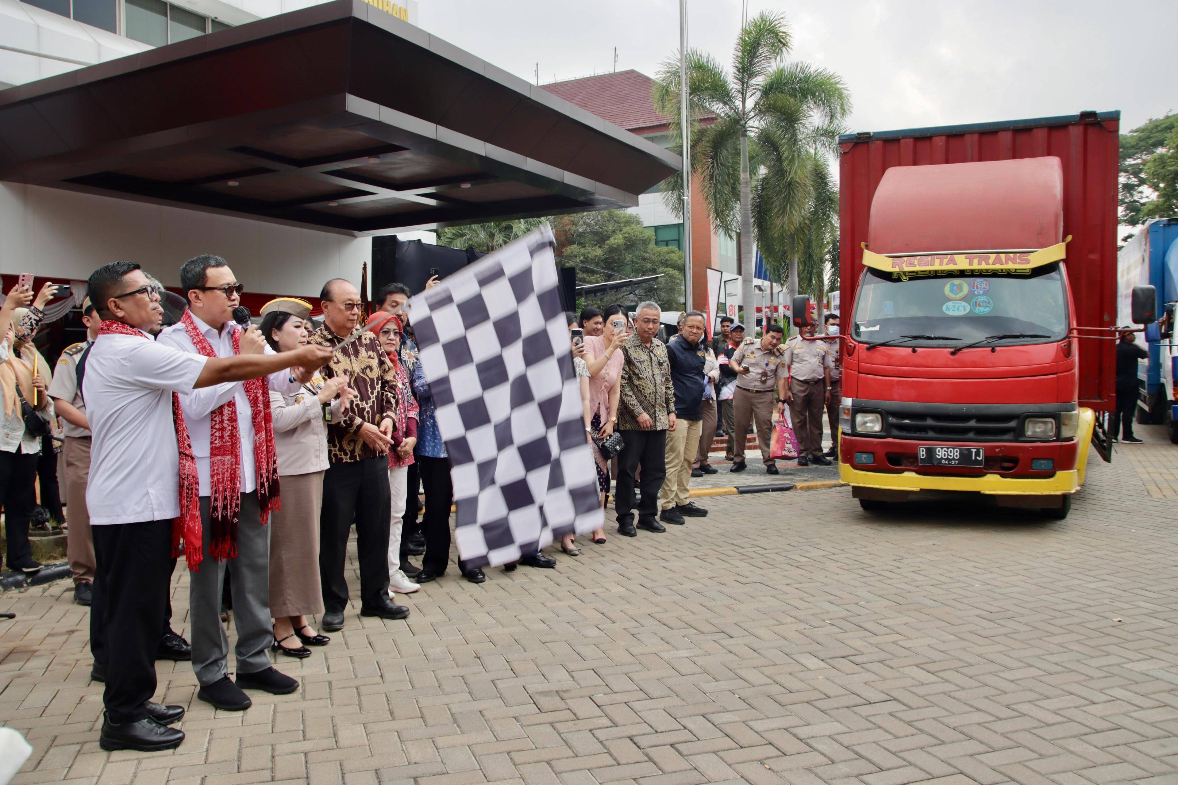 Barantin Lepas Ekspor Rp40,8 Miliar, Karding Dorong Produk Banten Tembus Pasar Global
