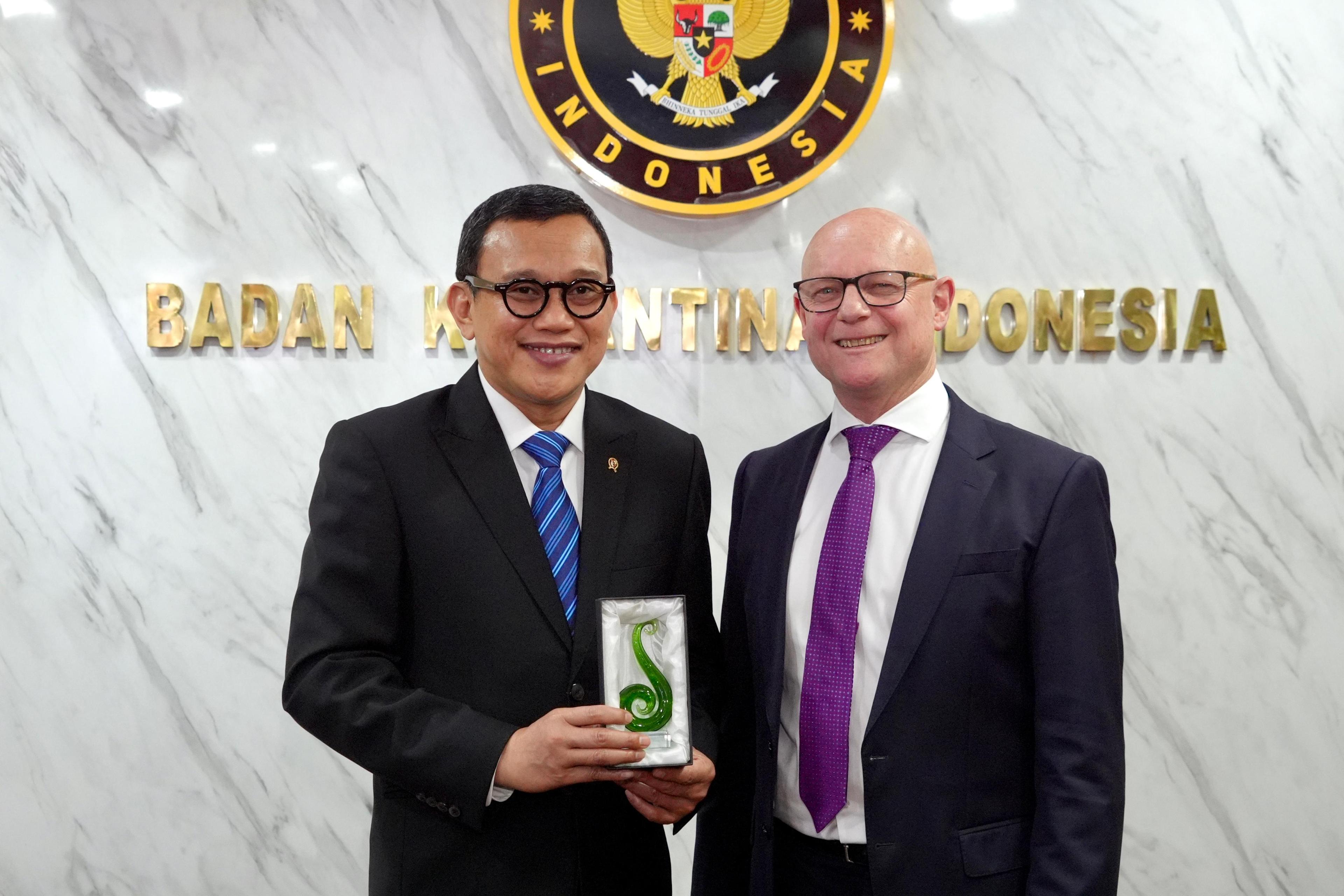 Barantin dan Selandia Baru Perkuat Biosekuriti, Buka Akses Pasar Komoditas Indonesia