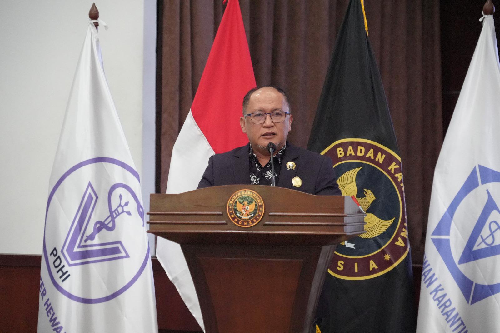 Munas IDHKI ke-VIII, Barantin Tekankan Sinergi Biosekuriti dan Penguatan SDM Dokter Hewan Karantina