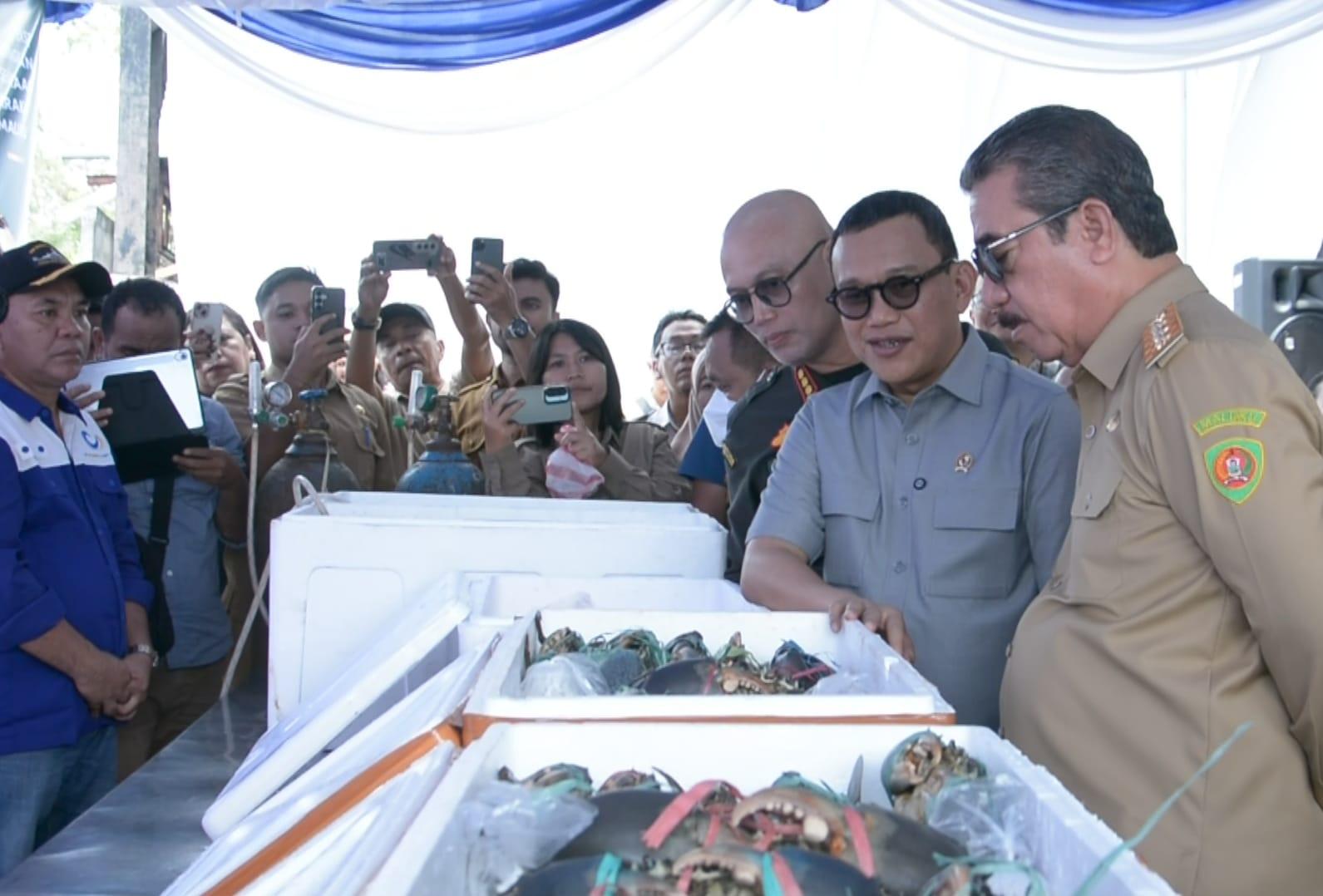 Barantin Lepas Ekspor Tuna dan Kepiting Maluku Rp4,25 Miliar ke Empat Negara