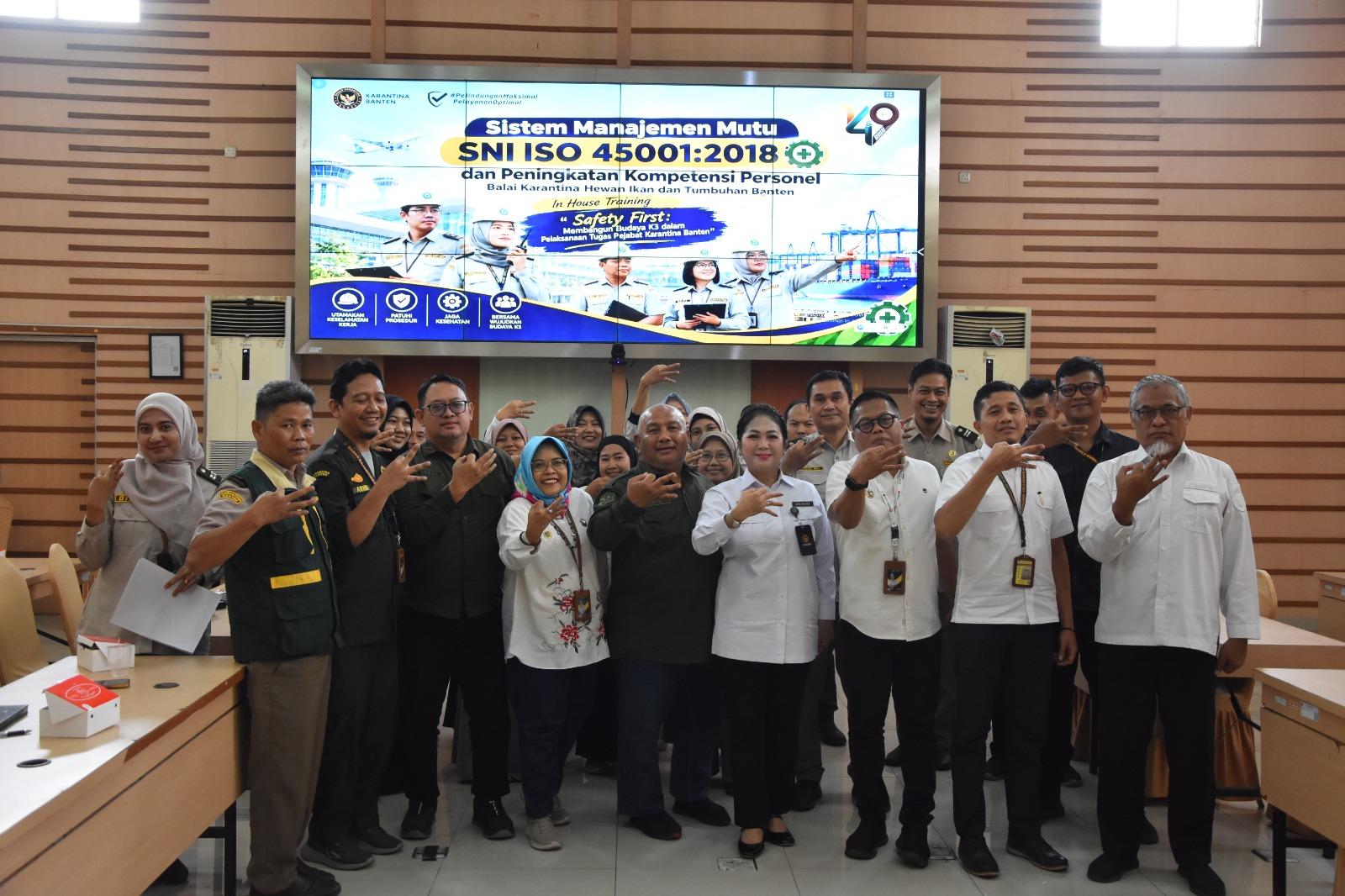 Safety First, Karantina Banten Perkuat Budaya K3 untuk Ciptakan Lingkungan Kerja yang Aman