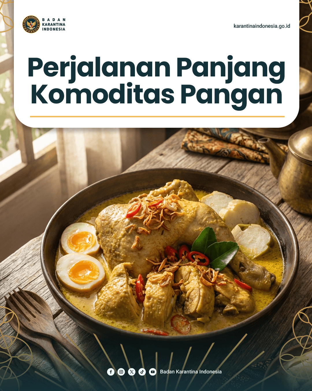 Perjalanan Panjang Komoditas Pangan