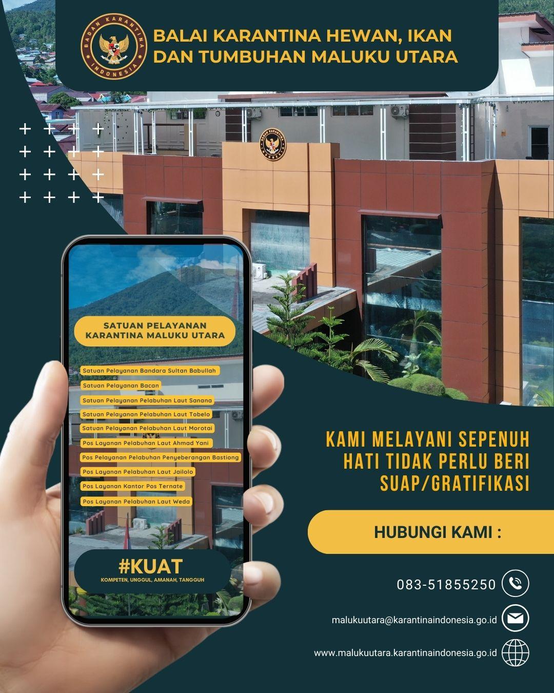 Satuan Pelayanan BKHIT Maluku Utara