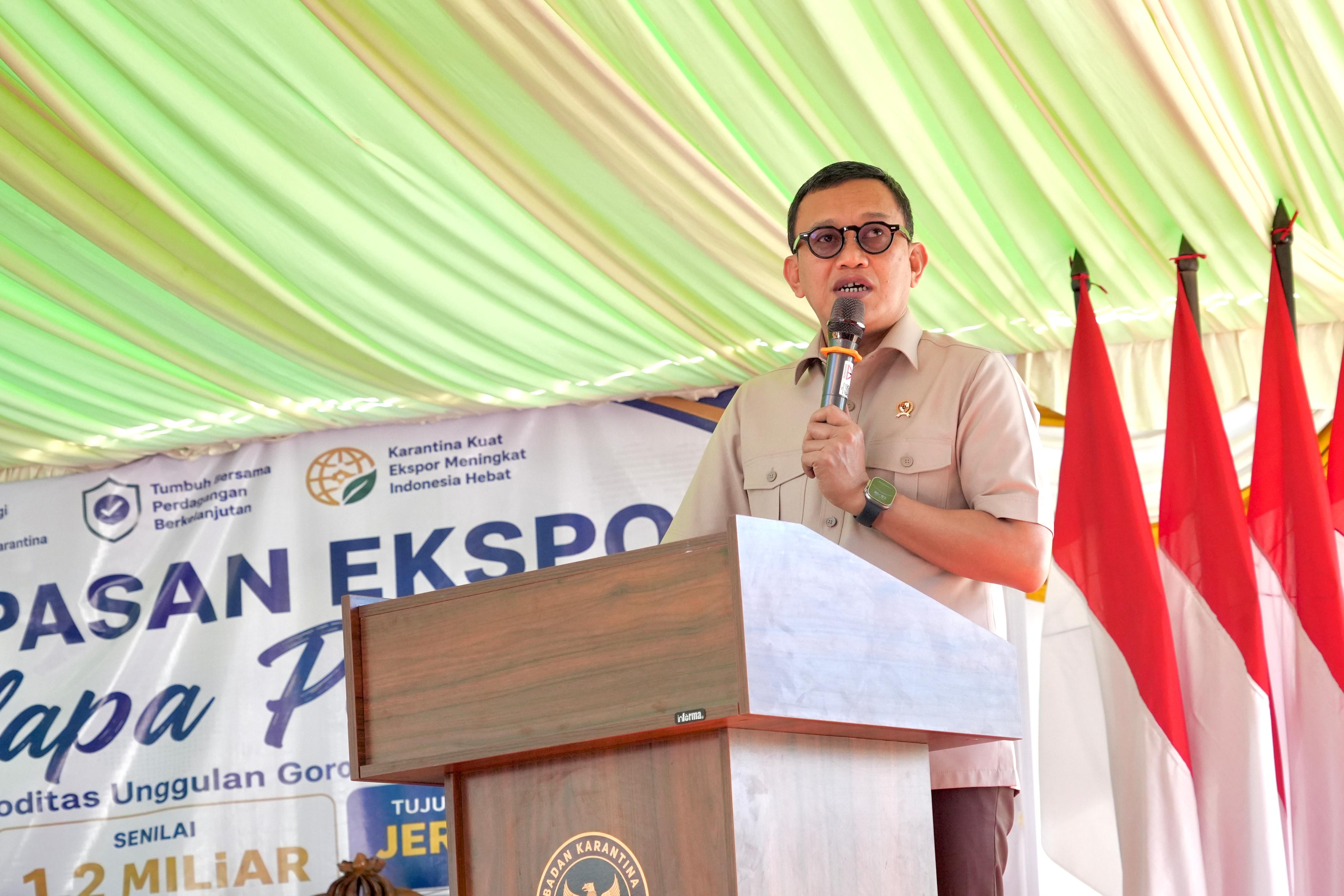 pelepasan ekspor gorontalo